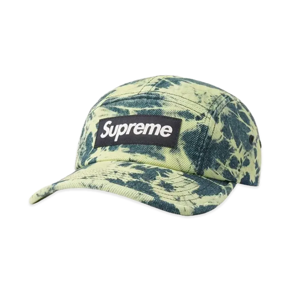 Supreme Denim Camp Cap "Dyed Green" (22FW)