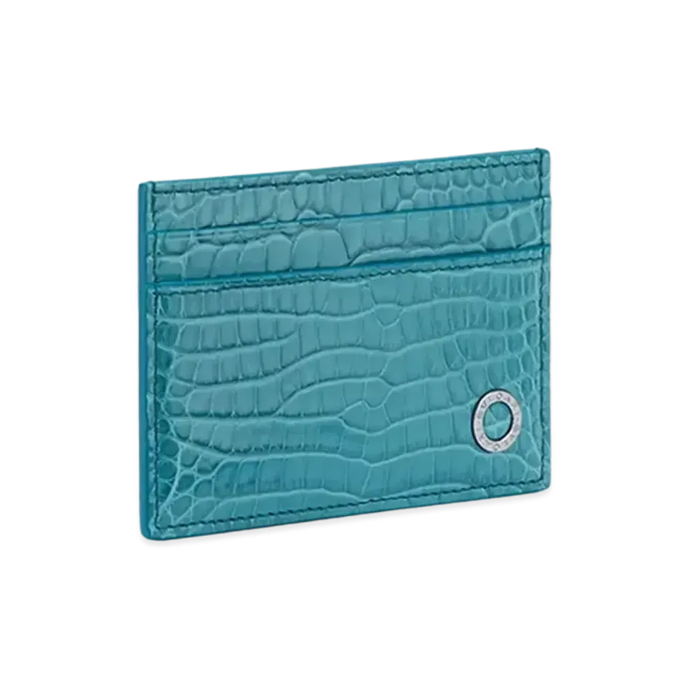 BVLGARI Bvlgari Man Card Holder Japan Exclusive "Cerulean Topaz Light Blue"