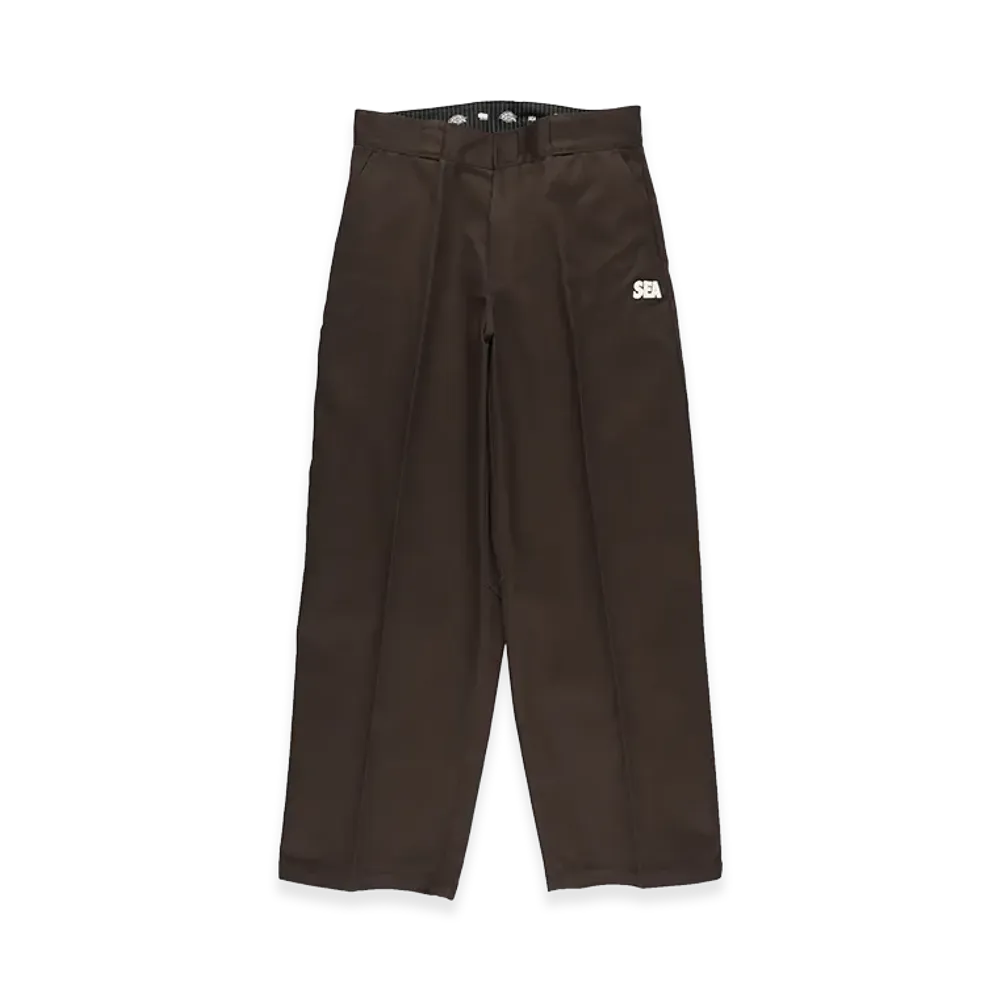 WIND AND SEA x Dickies Work Pants "Dark Brown"