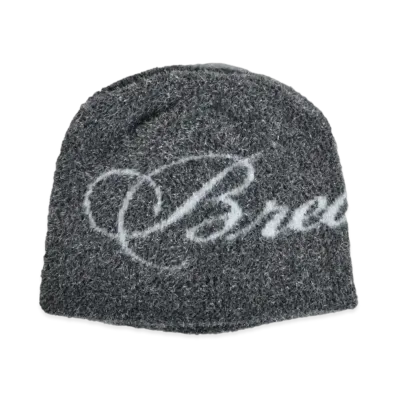 BREATH Glitter Mohair Skull Cap "Black"