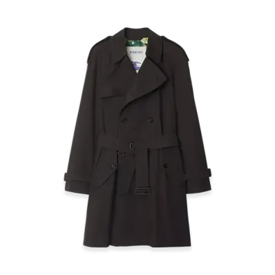 Burberry Mid-length Highgrove Gabardine Trench Coat "Cog"