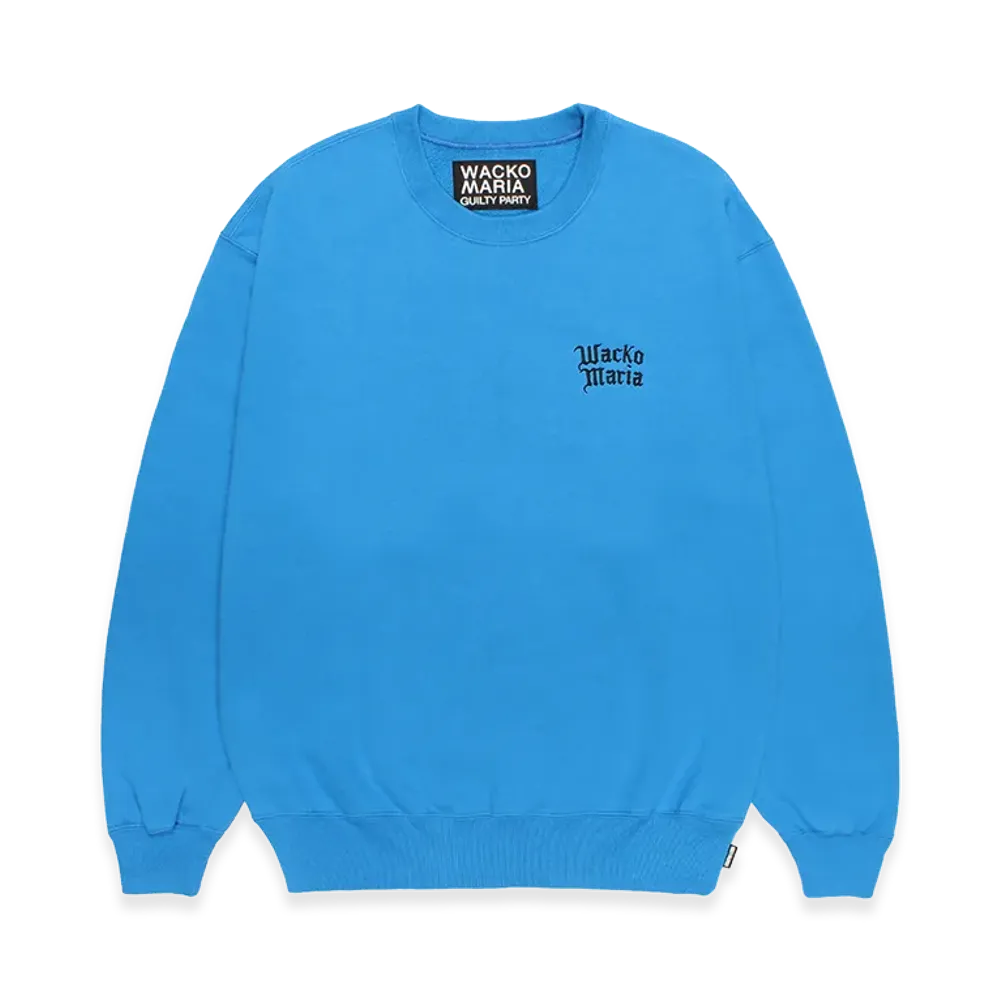WACKO MARIA Heavy Weight Sweat Shirt "Blue"