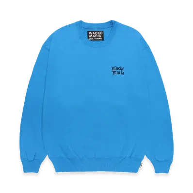 WACKO MARIA Heavy Weight Sweat Shirt "Blue"