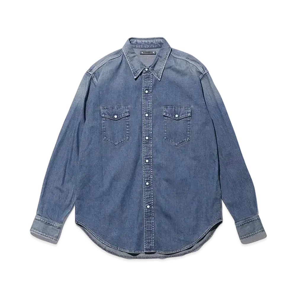 MINEDENIM 505 L.Western SH USD "Blue"