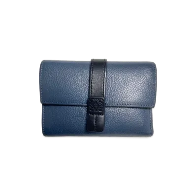 LOEWE SGC Small Vertical Wallet "Bkue/Black"