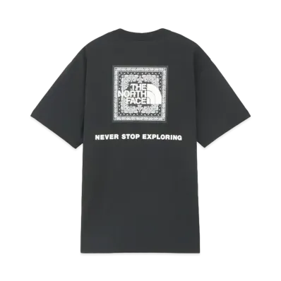 The North Face Short Sleeve Bandana Square Logo Tee (Men's) "Black"