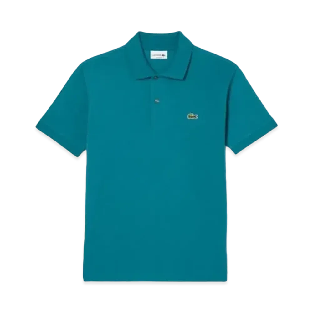 LACOSTE L.12.12 Short Sleep Polo Shirt "Emerald Blue"