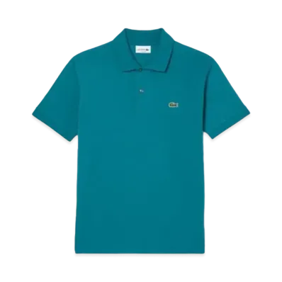 LACOSTE L.12.12 Short Sleep Polo Shirt "Emerald Blue"