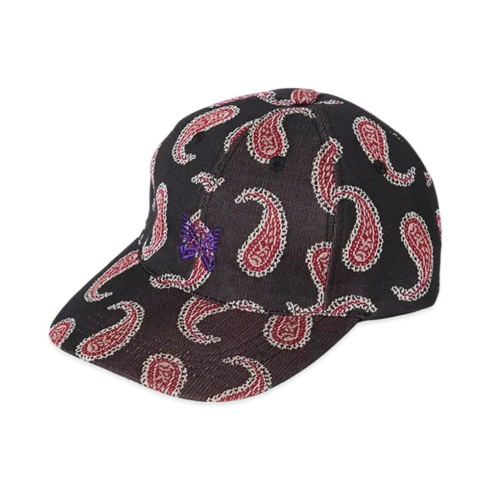 NEEDLES x Studious Baseball Cap - Poly Jacquard "Black"
