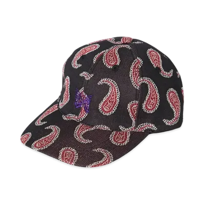 NEEDLES x Studious Baseball Cap - Poly Jacquard "Black"