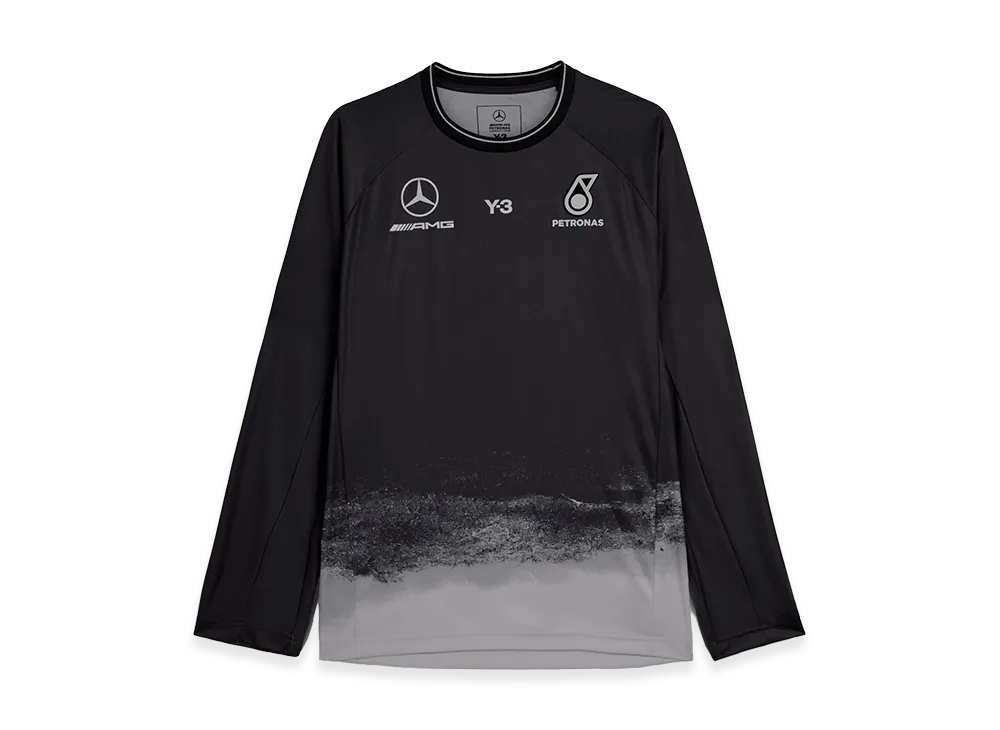 Y-3 x Mercedes AMG Petronas Formula 1 Team Mechanics Jersey Long Sleeve "Black"
