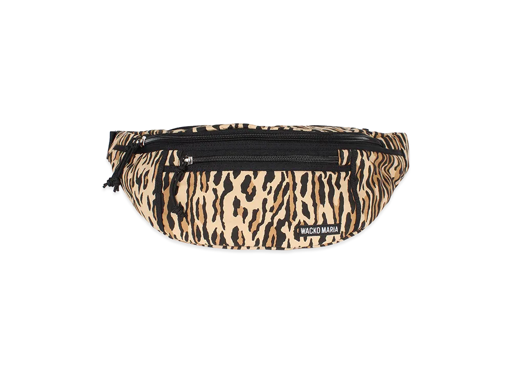WACKO MARIA x Speak Easy Leopard Waist Bag "Beige"