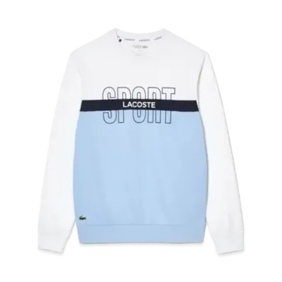 LACOSTE Sports Crew Neck Sweat "White"