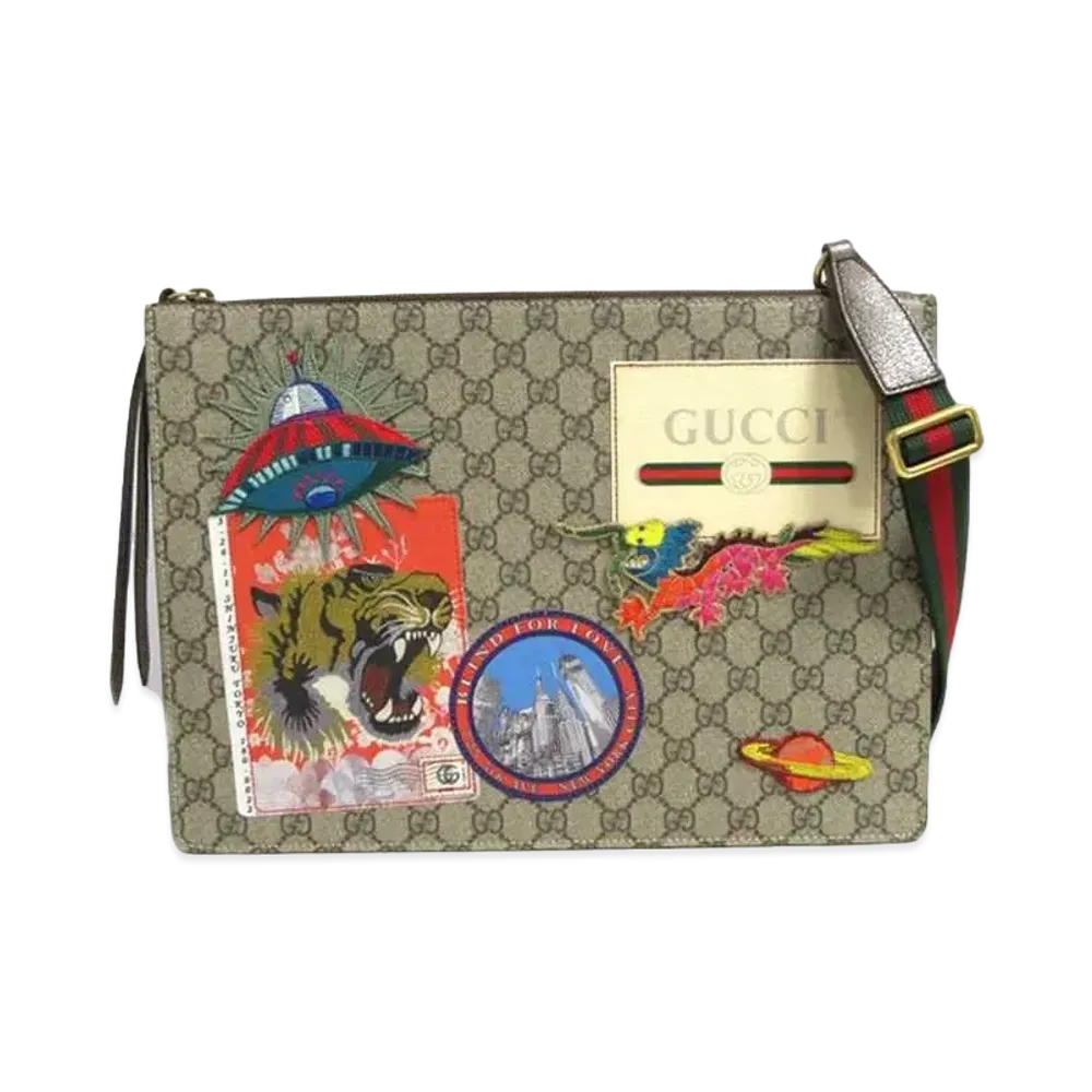 GUCCI Courier GG Supreme Messenger Bag
