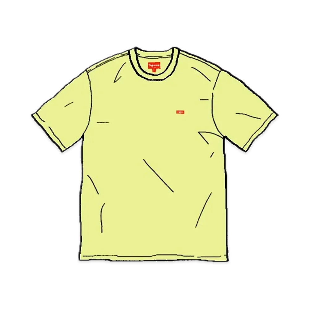 Supreme Small Box Tee "Light Yellow"(20SS)