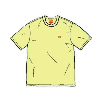 Supreme Small Box Tee "Light Yellow"(20SS)