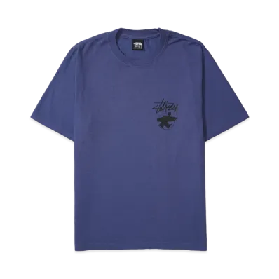 Stussy Long Haul Tee Pigment Dyed "Indigo"