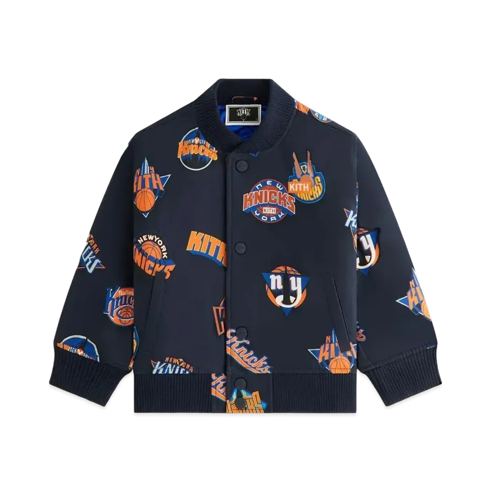 Kith Kids x New York Knicks Printed Bomber Jacket "Nocturnal"