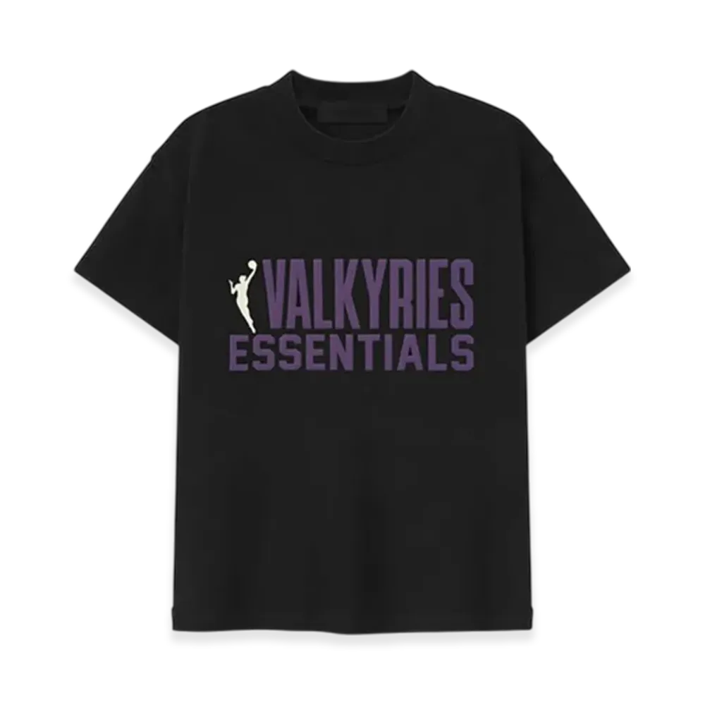 FEAR OF GOD ESSENTIALS Women's Valkyries Classic Tee "Vintage Black"