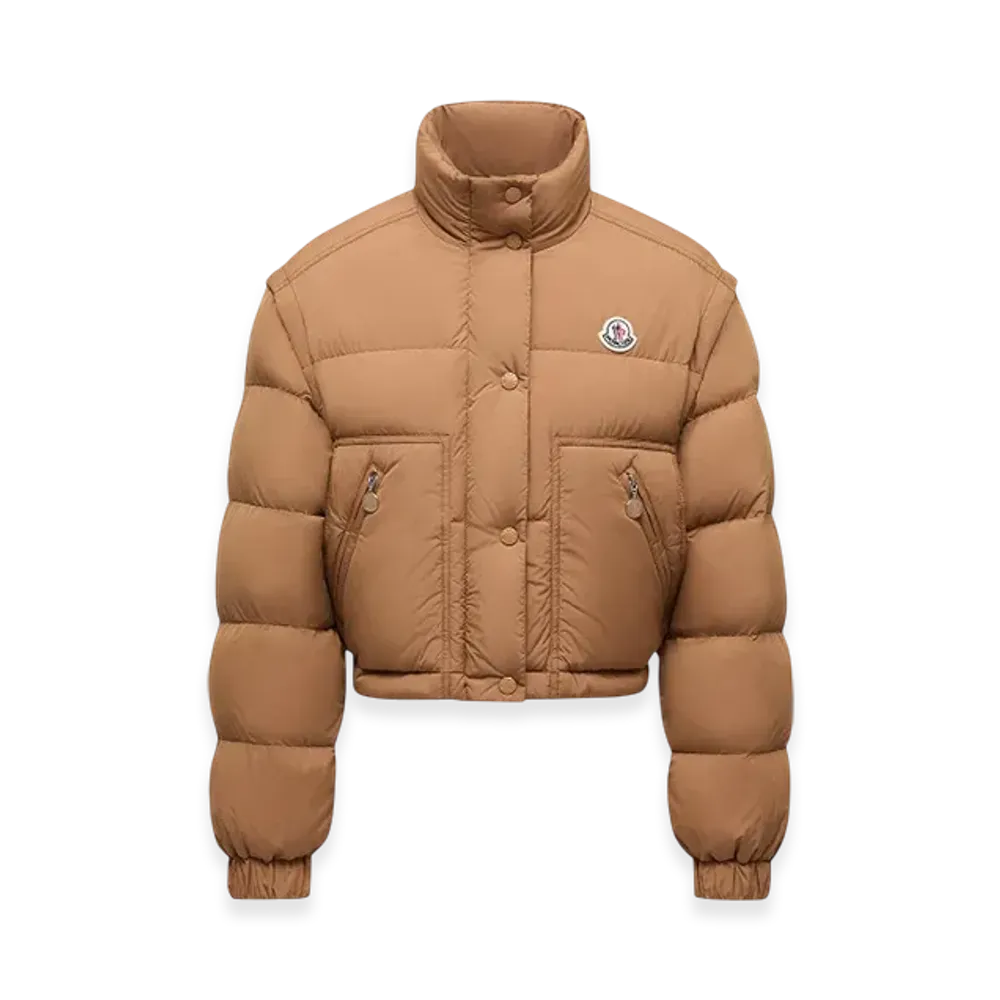 MONCLER Selle 2-in-1 Short Down Jacket "Beige"