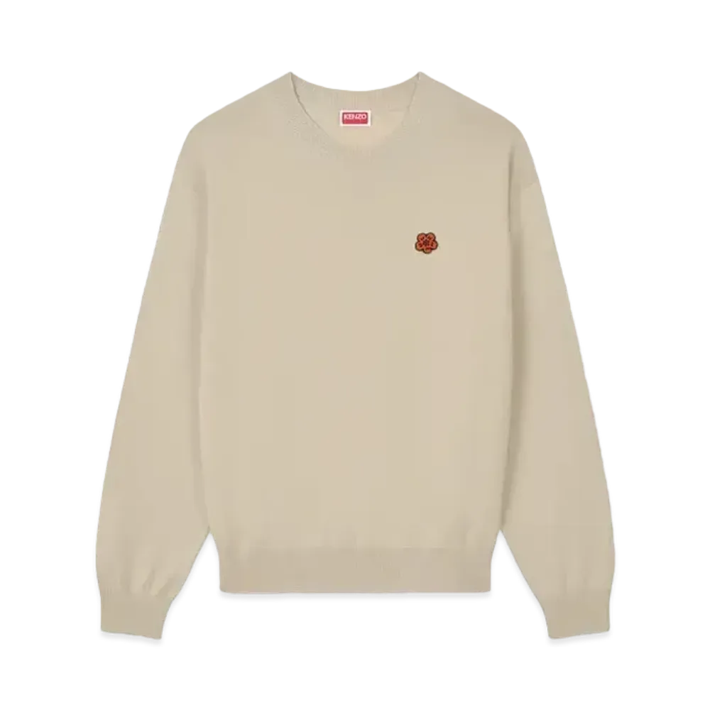 KENZO 'BOKE FLOWER' Embroidery Jumper "Beige"