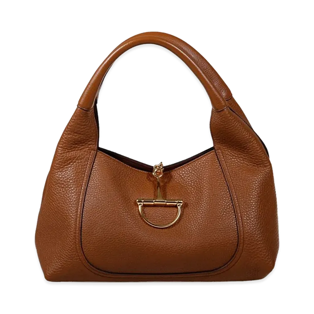 GUCCI Women's Leather Shoulder Bag "Brown"
