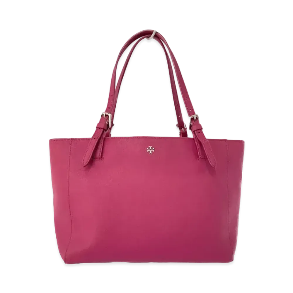 TORY BURCH York Small Buckle Tote "Pink"