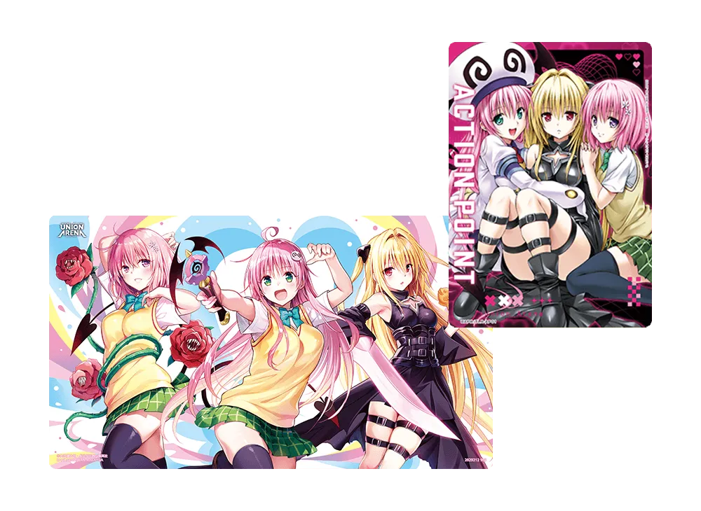 Union Arena Playmat & Action Point Card Set To LOVE-Ru -Trouble- Series