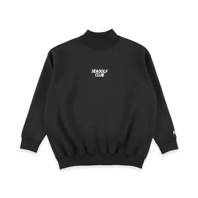 WIND AND SEA Mock Neck Ponch L/S Tee "Black"