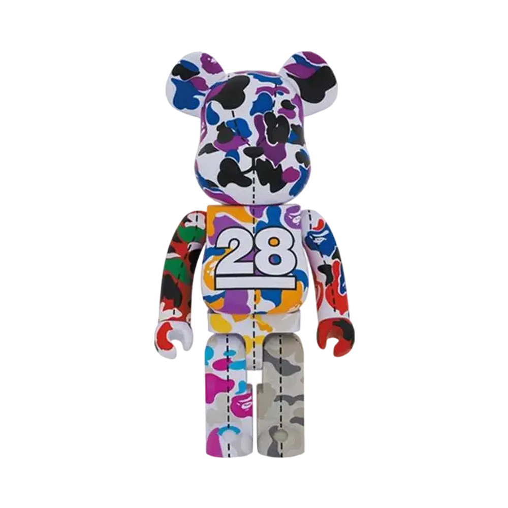 Bearbrick BAPE® CAMO 28TH ANNIVERSARY MULTI 1000% #2