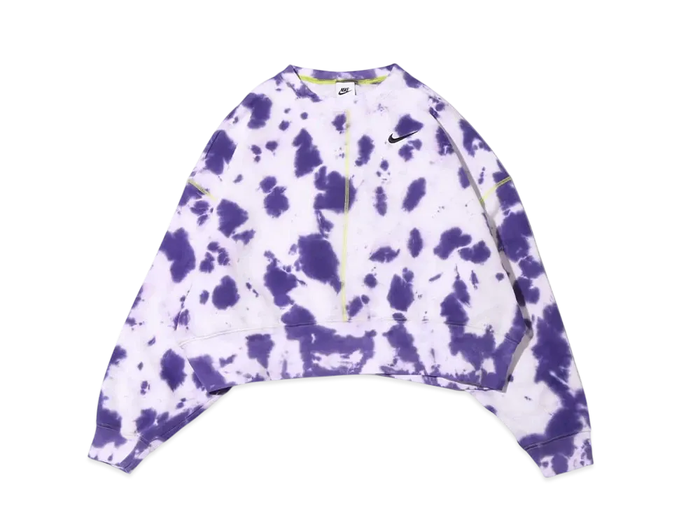 Nike AS W NSW Fleece Tie Dye Crew "Purple"