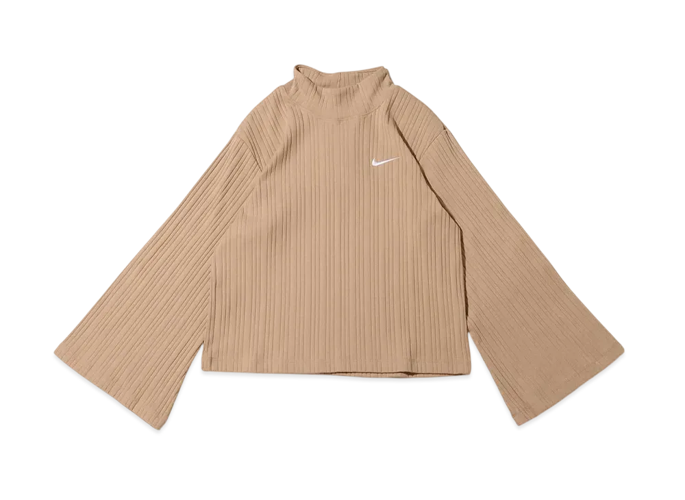 Nike AS W NSW Jersey Rib LS Top "Beige"