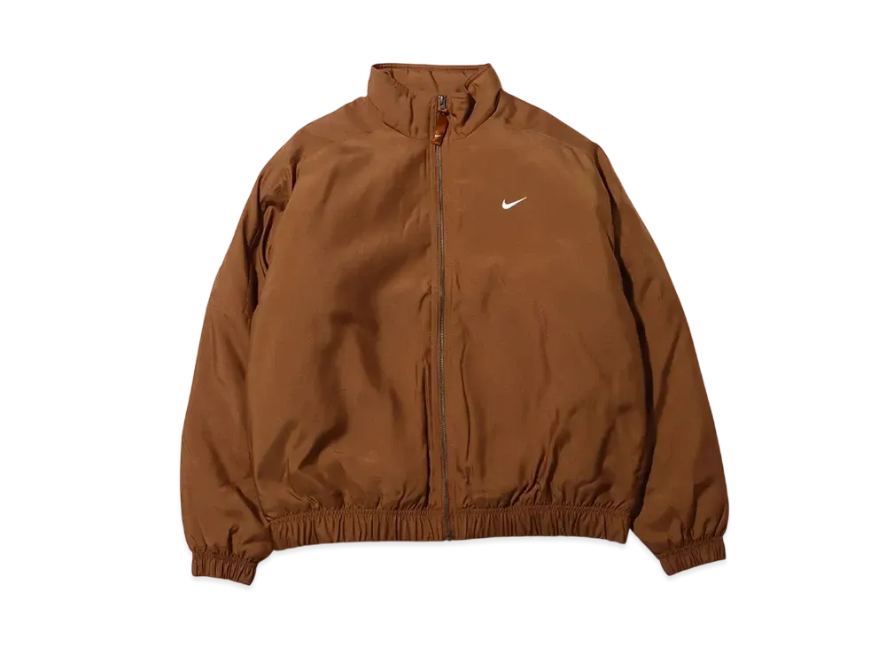 Nike AS M NK Solo Swoosh Satin Bomber Jacket "Brown"