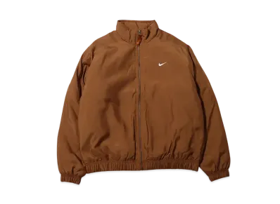 Nike AS M NK Solo Swoosh Satin Bomber Jacket "Brown"