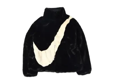 Nike AS W NSW Jacket Faux Fur Swoosh "Black"