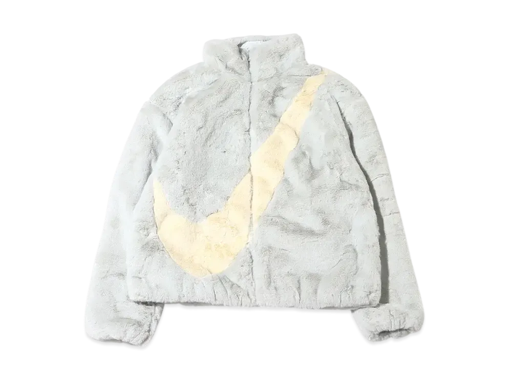 Nike AS W NSW Jacket Faux Fur Swoosh "Photon Dudt"