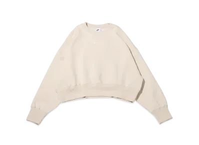 Nike AS W NSW Phoenix Fleece OOS Crew "Light Beige"