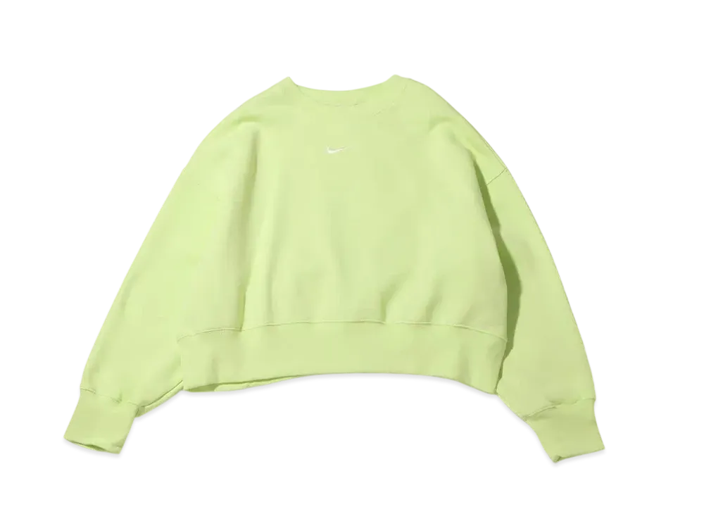 Nike AS W NSW Phoenix Fleece OOS Crew "Lemon Twist"