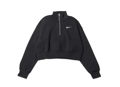 Nike AS W NSW Phoenix Fleece QZ Crop "Black"