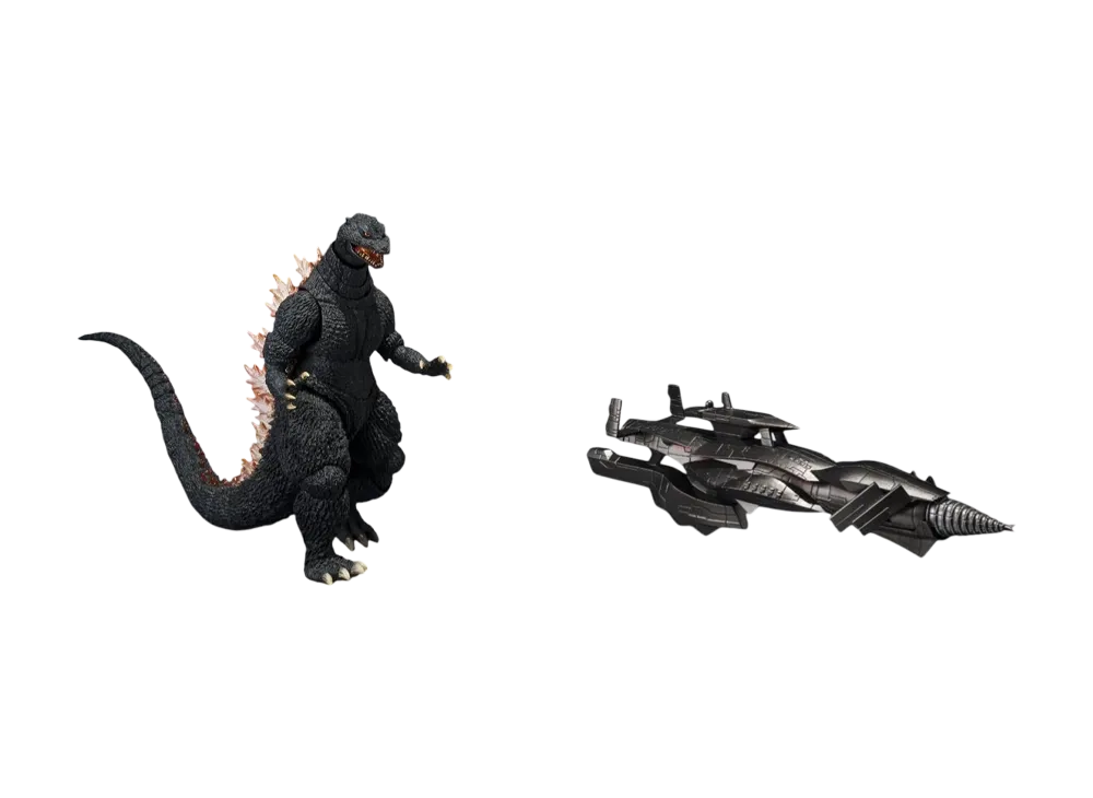 BANDAI "S.H.MonsterArts" -Godzilla: Final Wars- GODZILLA [2004] HEAT RAY Ver. VS NEW GOTENGO