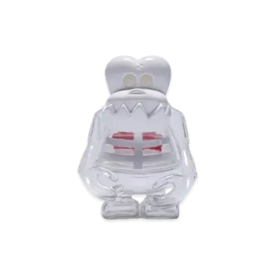 Supreme x BOUNTY HUNTER Skull Kun Figurine "Clear"