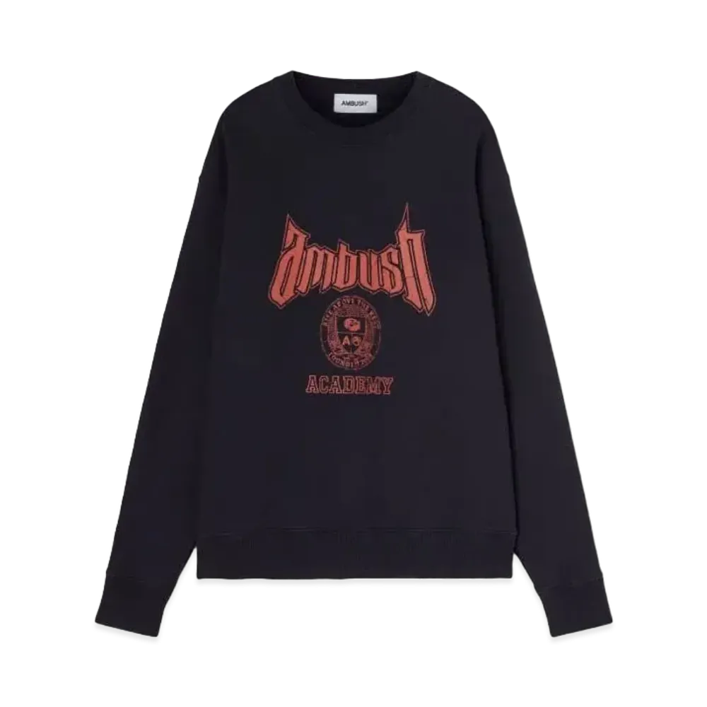 AMBUSH Academy Crewneck "Black"