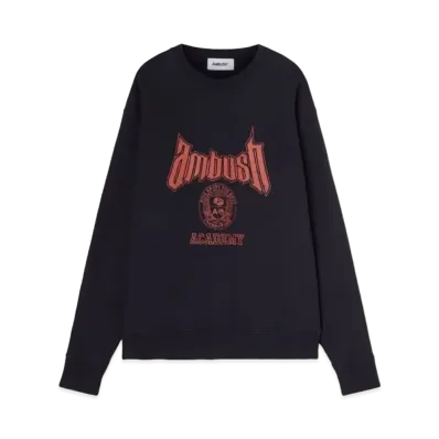 AMBUSH Academy Crewneck "Black"