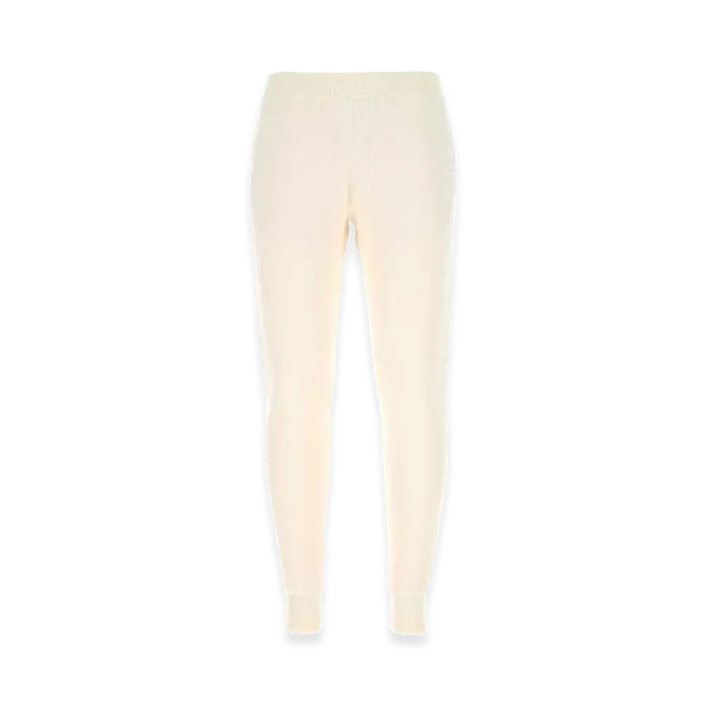 PRADA Stretch Cashmere Blend Joggers "White"