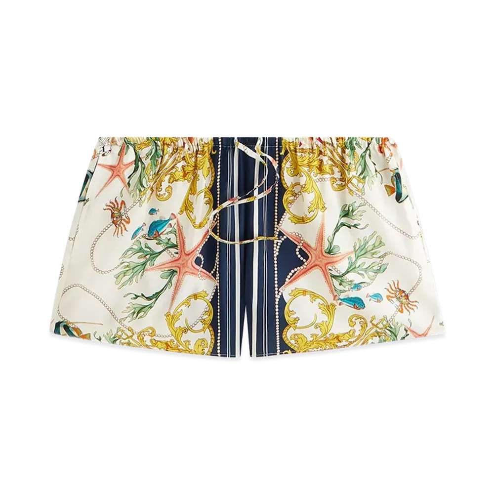 Kith Women's Thea II Atlantis Drawstring Short "Nocturnal"