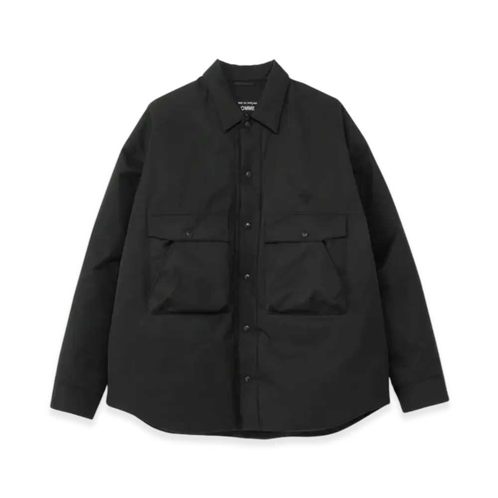COMME des GARCONS HOMME x Goldwin WINDSTOPPER 3-Dimensional Down Shirt "Black"