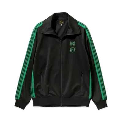 Needles x HIDDEN Track Jacket - Poly Smooth "Black"