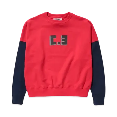 Cav Empt (C.E) WIDE SHOULDER SWEAT "Red"