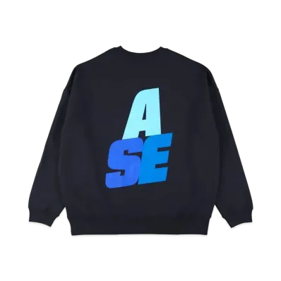WIND AND SEA Sea Alive Crew Neck Logo Sweat "Navy"