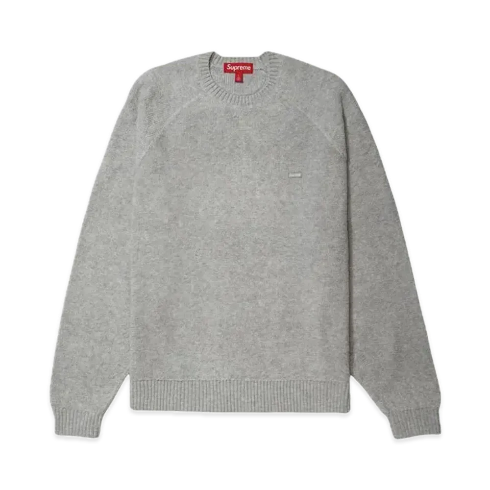 Supreme Terry Small Box Sweater "Heather Grey"